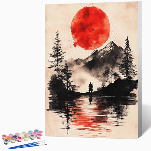 Malen Nach Zahlen Erwachsene Landschaft Malen Nach Zahlen Japan, Bastelset Erwachsene Mit 3-Pinseln Und Acrylfarbe, DIY Handgemalt öLgemäLde Kit FüR Geschenke, Deko 20 x 30 cm Ohne Rahmen -LKF0724M Malen Nach Zahlen Erwachsene Landschaft Malen Nach Zahlen Japan, Bastelset Erwachsene Mit 3-Pinseln Und Acrylfarbe, DIY Handgemalt öLgemäLde Kit FüR Geschenke, Deko 20 x 30 cm Ohne Rahmen -LKF0724M von Generic