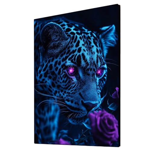 Malen Nach Zahlen Erwachsene Leopard DIY Set Erwachsene mit Leinwand zum Bemalen Blume 90x120 cm 36 Farben Acrylfarben Set und Pinsel, Malen Nach Zahlen Kinder für Deko Wohnzimmer Geschenke 2YH-6249 Malen Nach Zahlen Erwachsene Leopard DIY Set Erwachsene mit Leinwand zum Bemalen Blume 90x120 cm 36 Farben Acrylfarben Set und Pinsel, Malen Nach Zahlen Kinder für Deko Wohnzimmer Geschenke 2YH-6249 von Generic