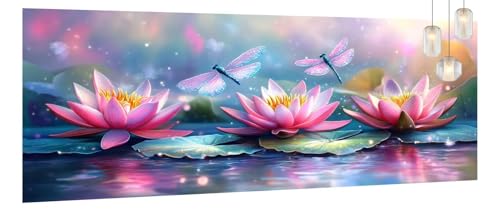 Malen Nach Zahlen Erwachsene Lotus, DIY Malen Nach Zahlen XXL Paint by Numbers für Anfänger, Bastelset Handgemalt Ölgemälde Kreativ Set Mit Pinseln und Acrylfarbe, Home Décor Pflanze 90 X 240cm Y1134 Malen Nach Zahlen Erwachsene Lotus, DIY Malen Nach Zahlen XXL Paint by Numbers für Anfänger, Bastelset Handgemalt Ölgemälde Kreativ Set Mit Pinseln und Acrylfarbe, Home Décor Pflanze 90 X 240cm Y1134 von Generic