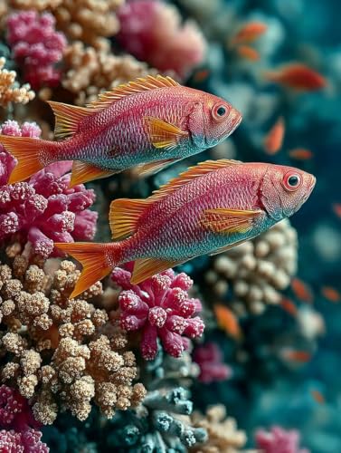 Malen Nach Zahlen Erwachsene Meer, Malen Nach Zahlen Fisch, DIY Basteln Erwachsene Leinwand Kits, DIY Paint by Numbers Adult Kits Mit Pinseln und Acrylfarbe, Geschenk für Wanddeko, 90x120cm 8-6682 Malen Nach Zahlen Erwachsene Meer, Malen Nach Zahlen Fisch, DIY Basteln Erwachsene Leinwand Kits, DIY Paint by Numbers Adult Kits Mit Pinseln und Acrylfarbe, Geschenk für Wanddeko, 90x120cm 8-6682 von Generic