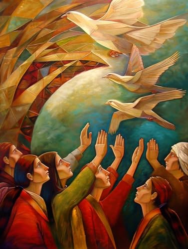 Malen Nach Zahlen Erwachsene Menschen Malen Nach Zahlen Vogel, Painting by Numbers, DIY Basteln Erwachsene Handgemalt Ölgemälde Set Mit Pinseln und Acrylfarbe für Zimmer Deko Geschenke 30x40cm 4-3528 Malen Nach Zahlen Erwachsene Menschen Malen Nach Zahlen Vogel, Painting by Numbers, DIY Basteln Erwachsene Handgemalt Ölgemälde Set Mit Pinseln und Acrylfarbe für Zimmer Deko Geschenke 30x40cm 4-3528 von Generic