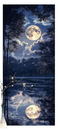 Malen Nach Zahlen Erwachsene Mond, DIY Malen Nach Zahlen XXL Paint by Numbers für Anfänger, Bastelset Handgemalt Ölgemälde Kreativ Set Mit Pinseln und Acrylfarbe, Home Wand Décor Baum 70 X 140cm Y1432 Malen Nach Zahlen Erwachsene Mond, DIY Malen Nach Zahlen XXL Paint by Numbers für Anfänger, Bastelset Handgemalt Ölgemälde Kreativ Set Mit Pinseln und Acrylfarbe, Home Wand Décor Baum 70 X 140cm Y1432 von Generic