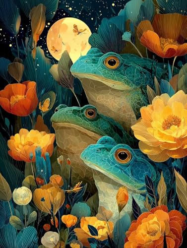 Malen Nach Zahlen Erwachsene Mond, Malen Nach Zahlen Tier, DIY Basteln Erwachsene Leinwand Kits, DIY Paint by Numbers Adult Kits Mit Pinseln und Acrylfarbe, Geschenk für Wanddeko, 40x50cm U-9220 Malen Nach Zahlen Erwachsene Mond, Malen Nach Zahlen Tier, DIY Basteln Erwachsene Leinwand Kits, DIY Paint by Numbers Adult Kits Mit Pinseln und Acrylfarbe, Geschenk für Wanddeko, 40x50cm U-9220 von Generic