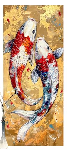Malen Nach Zahlen Erwachsene Paar, DIY Paint by Numbers für Anfänger, Bastelset Handgemalt Ölgemälde Kreativ Set Mit 3-Pinseln und Acrylfarbe, Geschenk Home Décor Fisch 60 X 150cm Ohne Rahmen Y1371 Malen Nach Zahlen Erwachsene Paar, DIY Paint by Numbers für Anfänger, Bastelset Handgemalt Ölgemälde Kreativ Set Mit 3-Pinseln und Acrylfarbe, Geschenk Home Décor Fisch 60 X 150cm Ohne Rahmen Y1371 von Generic