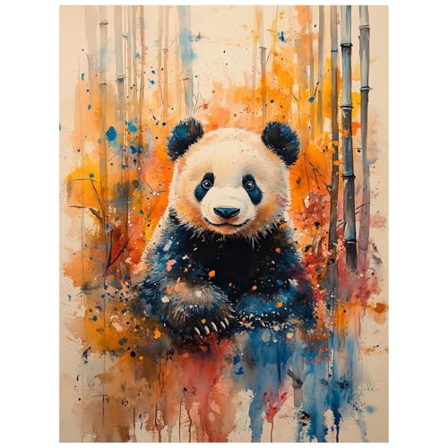 Malen Nach Zahlen Erwachsene Panda Malen Nach Zahlen Kinder, DIY Set Erwachsene mit Pinselset Acrylfarben Set Leinwand zum Bemalen 50x70CM, Bambus Paint by Numbers Deko wohnzimmer Geschenke 8YH-1852 Malen Nach Zahlen Erwachsene Panda Malen Nach Zahlen Kinder, DIY Set Erwachsene mit Pinselset Acrylfarben Set Leinwand zum Bemalen 50x70CM, Bambus Paint by Numbers Deko wohnzimmer Geschenke 8YH-1852 von Generic