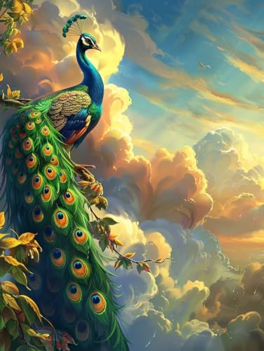 Malen Nach Zahlen Erwachsene Pfau, Malen Nach Zahlen Pflanzen, DIY Basteln Erwachsene Leinwand Kits, DIY Paint by Numbers Adult Kits Mit Pinseln und Acrylfarbe, Geschenk für Wanddeko, 100x135cm G-5874 Malen Nach Zahlen Erwachsene Pfau, Malen Nach Zahlen Pflanzen, DIY Basteln Erwachsene Leinwand Kits, DIY Paint by Numbers Adult Kits Mit Pinseln und Acrylfarbe, Geschenk für Wanddeko, 100x135cm G-5874 von Generic