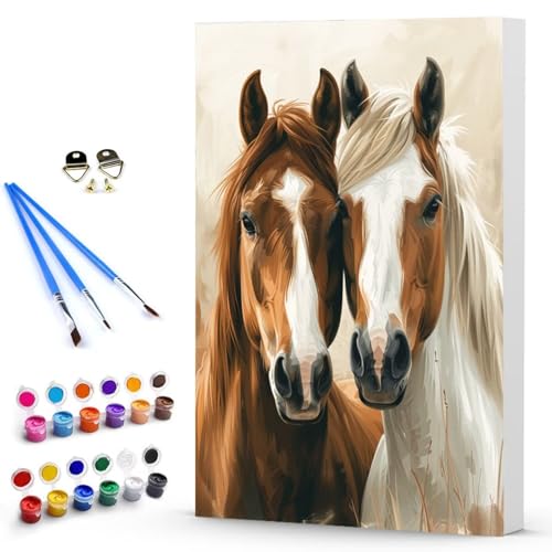 Malen Nach Zahlen Erwachsene Pferd Malen Nach Zahlen Bastelset Erwachsene, DIY Tier Mit Pinseln und Acrylfarben Handgemalt Ölgemälde Leinwand Set, Home Deko Geschenk 70 x 95 cm Ohne Rahmen -TL2503S7 Malen Nach Zahlen Erwachsene Pferd Malen Nach Zahlen Bastelset Erwachsene, DIY Tier Mit Pinseln und Acrylfarben Handgemalt Ölgemälde Leinwand Set, Home Deko Geschenk 70 x 95 cm Ohne Rahmen -TL2503S7 von Generic