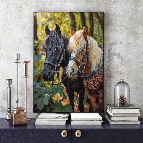 Malen Nach Zahlen Erwachsene Pferd Malen Nach Zahlen Tier, DIY Set Erwachsene Paint by Numbers mit 3 Pinsel und Acrylfarben für Zimmer Deko Wohnzimmer, Geschenke für Frauen 40 x 50 cm -bby2506E4 Malen Nach Zahlen Erwachsene Pferd Malen Nach Zahlen Tier, DIY Set Erwachsene Paint by Numbers mit 3 Pinsel und Acrylfarben für Zimmer Deko Wohnzimmer, Geschenke für Frauen 40 x 50 cm -bby2506E4 von Generic