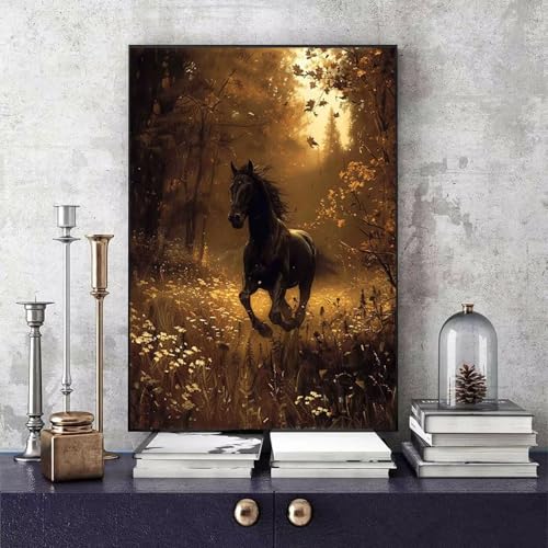 Malen Nach Zahlen Erwachsene Pferd Malen Nach Zahlen Wald, DIY Set Erwachsene Paint by Numbers mit 3 Pinsel und Acrylfarben für Zimmer Deko Wohnzimmer, Geschenke für Frauen 20 X 30 CM -bby2506N0 Malen Nach Zahlen Erwachsene Pferd Malen Nach Zahlen Wald, DIY Set Erwachsene Paint by Numbers mit 3 Pinsel und Acrylfarben für Zimmer Deko Wohnzimmer, Geschenke für Frauen 20 X 30 CM -bby2506N0 von Generic