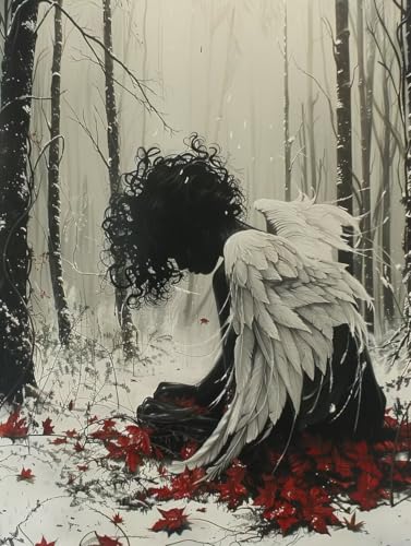 Malen Nach Zahlen Erwachsene Pflanze, Malen Nach Zahlen FlüGel, Paint by Numbers Bastelset Erwachsene DIY Handgemalt Ölgemälde Leinwand Kits für Wanddeko, Geschenke für Frauen 100x135cm 5-4582 von Generic