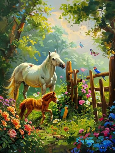 Malen Nach Zahlen Erwachsene Pflanze, Malen Nach Zahlen Tier, Paint by Numbers Bastelset Erwachsene DIY Handgemalt Ölgemälde Leinwand Kits für Wanddeko, Geschenke für Frauen Anfänger 100x130cm A-7930 Malen Nach Zahlen Erwachsene Pflanze, Malen Nach Zahlen Tier, Paint by Numbers Bastelset Erwachsene DIY Handgemalt Ölgemälde Leinwand Kits für Wanddeko, Geschenke für Frauen Anfänger 100x130cm A-7930 von Generic