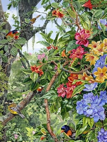 Malen Nach Zahlen Erwachsene Pflanze, Malen Nach Zahlen Vogel, Paint by Numbers Bastelset Erwachsene DIY Handgemalt Ölgemälde Leinwand Kits für Wanddeko, Geschenke für Frauen Anfänger 40x50cm R-7426 Malen Nach Zahlen Erwachsene Pflanze, Malen Nach Zahlen Vogel, Paint by Numbers Bastelset Erwachsene DIY Handgemalt Ölgemälde Leinwand Kits für Wanddeko, Geschenke für Frauen Anfänger 40x50cm R-7426 von Generic