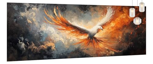 Malen Nach Zahlen Erwachsene Phönix, DIY Paint by Numbers für Anfänger und Kinder, Bastelset Handgemalt Ölgemälde Kreativ Set Mit 3-Pinseln und Acrylfarbe, Geschenk Home Décor Himmel 50 X 120cm Y1027 Malen Nach Zahlen Erwachsene Phönix, DIY Paint by Numbers für Anfänger und Kinder, Bastelset Handgemalt Ölgemälde Kreativ Set Mit 3-Pinseln und Acrylfarbe, Geschenk Home Décor Himmel 50 X 120cm Y1027 von Generic
