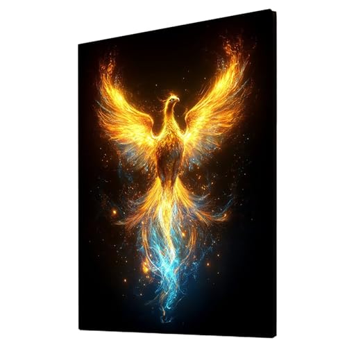 Malen Nach Zahlen Erwachsene Phönix DIY Set Erwachsene mit Leinwand zum Bemalen Tier 100x135 cm 36 Farben Acrylfarben Set und Pinsel, Malen Nach Zahlen Kinder für Deko Wohnzimmer Geschenke 2YH-6510 Malen Nach Zahlen Erwachsene Phönix DIY Set Erwachsene mit Leinwand zum Bemalen Tier 100x135 cm 36 Farben Acrylfarben Set und Pinsel, Malen Nach Zahlen Kinder für Deko Wohnzimmer Geschenke 2YH-6510 von Generic