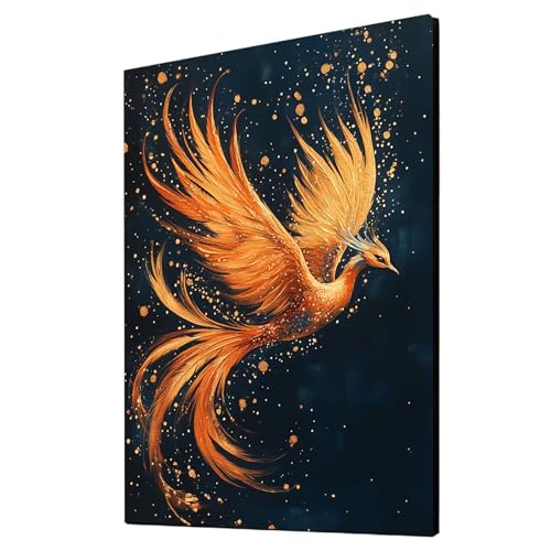 Malen Nach Zahlen Erwachsene Phönix DIY Set Erwachsene mit Leinwand zum Bemalen Tier 40 x 55 cm 36 Farben Acrylfarben Set und Pinsel, Malen Nach Zahlen Kinder für Deko Wohnzimmer Geschenke 2YH-3424 Malen Nach Zahlen Erwachsene Phönix DIY Set Erwachsene mit Leinwand zum Bemalen Tier 40 x 55 cm 36 Farben Acrylfarben Set und Pinsel, Malen Nach Zahlen Kinder für Deko Wohnzimmer Geschenke 2YH-3424 von Generic