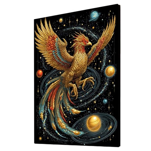 Malen Nach Zahlen Erwachsene Phönix DIY Set Erwachsene mit Leinwand zum Bemalen Universum 135 x 100CM 36 Farben Acrylfarben Set und Pinsel, Malen Nach Zahlen Kinder für Deko Wohnzimmer 2YH-2330 Malen Nach Zahlen Erwachsene Phönix DIY Set Erwachsene mit Leinwand zum Bemalen Universum 135 x 100CM 36 Farben Acrylfarben Set und Pinsel, Malen Nach Zahlen Kinder für Deko Wohnzimmer 2YH-2330 von Generic