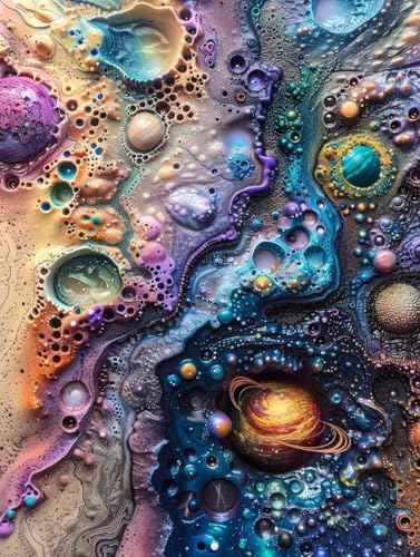Malen Nach Zahlen Erwachsene Planet Malen Nach Zahlen Sternenhimmel, Painting by Numbers, DIY Basteln Erwachsene Handgemalt Ölgemälde Set Mit Pinseln und Acrylfarbe für Zimmer Deko 40x50cm V-5680 Malen Nach Zahlen Erwachsene Planet Malen Nach Zahlen Sternenhimmel, Painting by Numbers, DIY Basteln Erwachsene Handgemalt Ölgemälde Set Mit Pinseln und Acrylfarbe für Zimmer Deko 40x50cm V-5680 von Generic