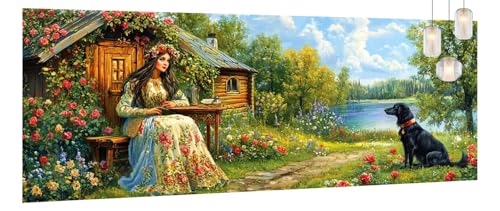 Malen Nach Zahlen Erwachsene Prinzessin,DIY Paint by Numbers für Anfänger und Kinder,Bastelset Handgemalt Ölgemälde Kreativ Set Mit 3-Pinseln und Acrylfarbe,Geschenk Home Décor Hund 80 X 180cm Y1081 Malen Nach Zahlen Erwachsene Prinzessin,DIY Paint by Numbers für Anfänger und Kinder,Bastelset Handgemalt Ölgemälde Kreativ Set Mit 3-Pinseln und Acrylfarbe,Geschenk Home Décor Hund 80 X 180cm Y1081 von Generic