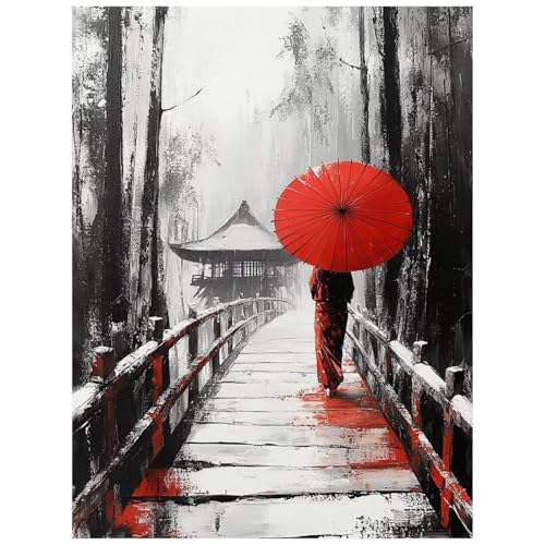 Malen Nach Zahlen Erwachsene Regenschirm Malen Nach Zahlen Kinder, DIY Set Erwachsene mit Pinselset Acrylfarben Set Leinwand zum Bemalen 40x30 cm, Frau Paint by Numbers Deko wohnzimmer 8YH-3992 Malen Nach Zahlen Erwachsene Regenschirm Malen Nach Zahlen Kinder, DIY Set Erwachsene mit Pinselset Acrylfarben Set Leinwand zum Bemalen 40x30 cm, Frau Paint by Numbers Deko wohnzimmer 8YH-3992 von Generic