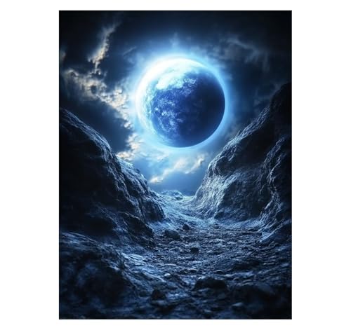 Malen Nach Zahlen Erwachsene Schlucht DIY Set Erwachsene mit Leinwand zum Bemalen Mond 30 x 40 cm 36 Farben Acrylfarben Set Pinsel, Malen Nach Zahlen Kinder, Zimmer Deko Geschenke für Frauen YH2-3286 Malen Nach Zahlen Erwachsene Schlucht DIY Set Erwachsene mit Leinwand zum Bemalen Mond 30 x 40 cm 36 Farben Acrylfarben Set Pinsel, Malen Nach Zahlen Kinder, Zimmer Deko Geschenke für Frauen YH2-3286 von Generic