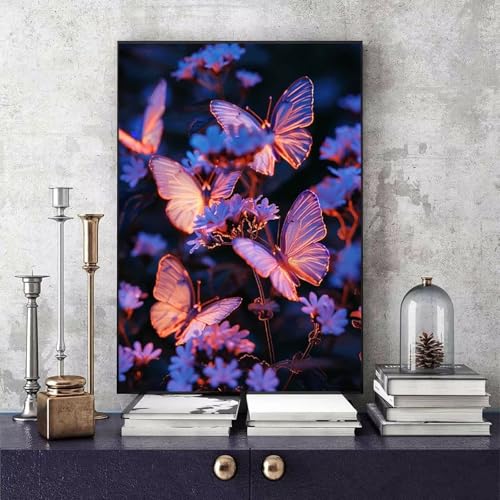 Malen Nach Zahlen Erwachsene Schmetterling Malen Nach Zahlen Blume, DIY Set Erwachsene Paint by Numbers mit 3 Pinsel und Acrylfarben für Zimmer Deko Wohnzimmer, Geschenke 40 X 50 CM -bby2506ZPBYJ Malen Nach Zahlen Erwachsene Schmetterling Malen Nach Zahlen Blume, DIY Set Erwachsene Paint by Numbers mit 3 Pinsel und Acrylfarben für Zimmer Deko Wohnzimmer, Geschenke 40 X 50 CM -bby2506ZPBYJ von Generic