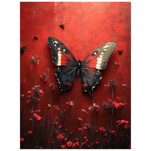Malen Nach Zahlen Erwachsene Schmetterling Malen Nach Zahlen Kinder, DIY Set Erwachsene mit Pinselset Acrylfarben Set Leinwand zum Bemalen 135x100CM, Blume Paint by Numbers Deko wohnzimmer 8YH-1183 Malen Nach Zahlen Erwachsene Schmetterling Malen Nach Zahlen Kinder, DIY Set Erwachsene mit Pinselset Acrylfarben Set Leinwand zum Bemalen 135x100CM, Blume Paint by Numbers Deko wohnzimmer 8YH-1183 von Generic