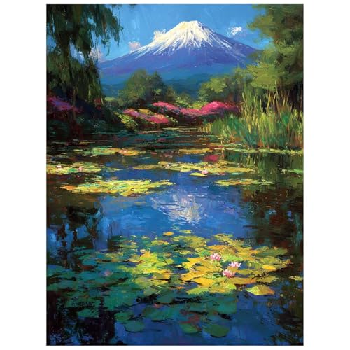 Malen Nach Zahlen Erwachsene Schneeberg Malen Nach Zahlen Kinder, DIY Set Erwachsene mit Pinselset Acrylfarben Set Leinwand zum Bemalen 100 x 135CM, See Paint by Numbers Deko wohnzimmer 8YH-1043 Malen Nach Zahlen Erwachsene Schneeberg Malen Nach Zahlen Kinder, DIY Set Erwachsene mit Pinselset Acrylfarben Set Leinwand zum Bemalen 100 x 135CM, See Paint by Numbers Deko wohnzimmer 8YH-1043 von Generic