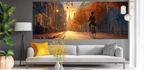 Malen Nach Zahlen Erwachsene Sonnenuntergang, DIY Paint by Numbers für Anfänger, Bastelset Handgemalt Ölgemälde Kreativ Set Mit 3-Pinseln und Acrylfarbe, Geschenk Home Wand Décor Stadt 80 X 180cm Y431 Malen Nach Zahlen Erwachsene Sonnenuntergang, DIY Paint by Numbers für Anfänger, Bastelset Handgemalt Ölgemälde Kreativ Set Mit 3-Pinseln und Acrylfarbe, Geschenk Home Wand Décor Stadt 80 X 180cm Y431 von Generic