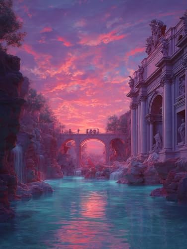 Malen Nach Zahlen Erwachsene Sonnenuntergang, Malen Nach Zahlen Architektur, DIY Basteln Erwachsene Leinwand Kits, DIY Paint by Numbers Adult Kits Mit Pinseln und Acrylfarbe, Wanddeko, 60x90cm 6-2853 Malen Nach Zahlen Erwachsene Sonnenuntergang, Malen Nach Zahlen Architektur, DIY Basteln Erwachsene Leinwand Kits, DIY Paint by Numbers Adult Kits Mit Pinseln und Acrylfarbe, Wanddeko, 60x90cm 6-2853 von Generic