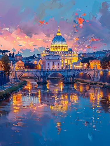 Malen Nach Zahlen Erwachsene Sonnenuntergang, Malen Nach Zahlen Landschaft, Paint by Numbers Bastelset Erwachsene DIY Handgemalt Ölgemälde Leinwand Kits für Wanddeko, Geschenke 30x40cm O-5491 Malen Nach Zahlen Erwachsene Sonnenuntergang, Malen Nach Zahlen Landschaft, Paint by Numbers Bastelset Erwachsene DIY Handgemalt Ölgemälde Leinwand Kits für Wanddeko, Geschenke 30x40cm O-5491 von Generic