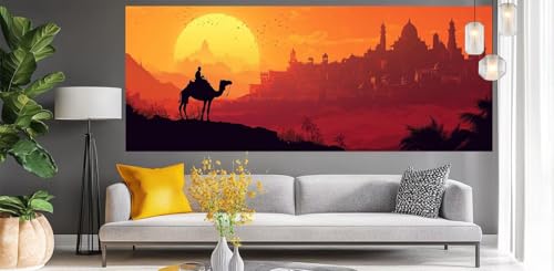 Malen Nach Zahlen Erwachsene Sonnenuntergang,DIY Paint by Numbers für Anfänger und Kinder,Bastelset Handgemalt Ölgemälde Kreativ Set Mit 3-Pinseln und Acrylfarbe,Home Décor Landschaft 30 X 70cm Y447 Malen Nach Zahlen Erwachsene Sonnenuntergang,DIY Paint by Numbers für Anfänger und Kinder,Bastelset Handgemalt Ölgemälde Kreativ Set Mit 3-Pinseln und Acrylfarbe,Home Décor Landschaft 30 X 70cm Y447 von Generic