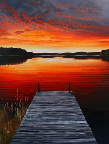 Malen Nach Zahlen Erwachsene Sonnenuntergang Malen Nach Zahlen Pflanze, Painting by Numbers, DIY Basteln Erwachsene Handgemalt Ölgemälde Set Mit Pinseln und Acrylfarbe für Zimmer Deko 100x135cm M-6690 Malen Nach Zahlen Erwachsene Sonnenuntergang Malen Nach Zahlen Pflanze, Painting by Numbers, DIY Basteln Erwachsene Handgemalt Ölgemälde Set Mit Pinseln und Acrylfarbe für Zimmer Deko 100x135cm M-6690 von Generic