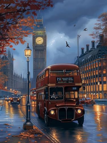 Malen Nach Zahlen Erwachsene Stadt, Malen Nach Zahlen Big Ben, Paint by Numbers Bastelset Erwachsene DIY Handgemalt Ölgemälde Leinwand Kits für Wanddeko, Geschenke für Frauen Anfänger 100x130cm 9-7775 Malen Nach Zahlen Erwachsene Stadt, Malen Nach Zahlen Big Ben, Paint by Numbers Bastelset Erwachsene DIY Handgemalt Ölgemälde Leinwand Kits für Wanddeko, Geschenke für Frauen Anfänger 100x130cm 9-7775 von Generic