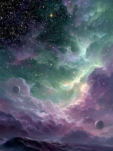 Malen Nach Zahlen Erwachsene Sternenhimmel, Malen Nach Zahlen Planet, DIY Basteln Erwachsene Leinwand Kits, DIY Paint by Numbers Adult Kits Mit Pinseln und Acrylfarbe, für Wanddeko, 30x40cm A-2353 Malen Nach Zahlen Erwachsene Sternenhimmel, Malen Nach Zahlen Planet, DIY Basteln Erwachsene Leinwand Kits, DIY Paint by Numbers Adult Kits Mit Pinseln und Acrylfarbe, für Wanddeko, 30x40cm A-2353 von Generic