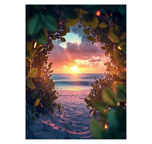 Malen Nach Zahlen Erwachsene Strand DIY Set Erwachsene mit Leinwand zum Bemalen Landschaft 100 x 135 cm 36 Farben Acrylfarben Set Pinsel, Malen Nach Zahlen Kinder, Geschenke für Frauen YH2-2576 Malen Nach Zahlen Erwachsene Strand DIY Set Erwachsene mit Leinwand zum Bemalen Landschaft 100 x 135 cm 36 Farben Acrylfarben Set Pinsel, Malen Nach Zahlen Kinder, Geschenke für Frauen YH2-2576 von Generic