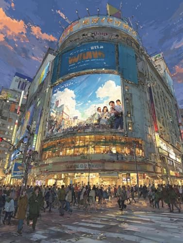 Malen Nach Zahlen Erwachsene StraßE, Malen Nach Zahlen Himmel, DIY Basteln Erwachsene Leinwand Kits, DIY Paint by Numbers Adult Kits Mit Pinseln und Acrylfarbe, Geschenk für Wanddeko, 100x135cm 4-2143 Malen Nach Zahlen Erwachsene StraßE, Malen Nach Zahlen Himmel, DIY Basteln Erwachsene Leinwand Kits, DIY Paint by Numbers Adult Kits Mit Pinseln und Acrylfarbe, Geschenk für Wanddeko, 100x135cm 4-2143 von Generic