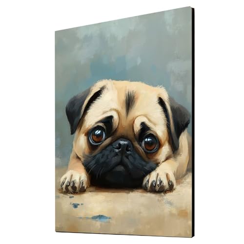 Malen Nach Zahlen Erwachsene Tier DIY Set Erwachsene mit Leinwand zum Bemalen Hund 135 x 100 cm 36 Farben Acrylfarben Set und Pinsel, Malen Nach Zahlen Kinder für Deko Wohnzimmer Geschenke 2YH-6470 Malen Nach Zahlen Erwachsene Tier DIY Set Erwachsene mit Leinwand zum Bemalen Hund 135 x 100 cm 36 Farben Acrylfarben Set und Pinsel, Malen Nach Zahlen Kinder für Deko Wohnzimmer Geschenke 2YH-6470 von Generic