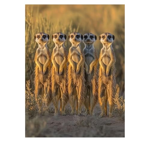 Malen Nach Zahlen Erwachsene Tier DIY Set Erwachsene mit Leinwand zum Bemalen Landschaft 100x135cm 36 Farben Acrylfarben Set Pinsel, Malen Nach Zahlen Kinder, Zimmer Deko Geschenke für Frauen YH2-2494 von Generic
