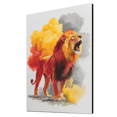 Malen Nach Zahlen Erwachsene Tier DIY Set Erwachsene mit Leinwand zum Bemalen Löwe 135x100CM 36 Farben Acrylfarben Set und Pinsel, Malen Nach Zahlen Kinder für Deko Wohnzimmer Geschenke 2YH-7150 Malen Nach Zahlen Erwachsene Tier DIY Set Erwachsene mit Leinwand zum Bemalen Löwe 135x100CM 36 Farben Acrylfarben Set und Pinsel, Malen Nach Zahlen Kinder für Deko Wohnzimmer Geschenke 2YH-7150 von Generic