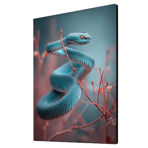 Malen Nach Zahlen Erwachsene Tier DIY Set Erwachsene mit Leinwand zum Bemalen Schlange 100 x 135 cm 36 Farben Acrylfarben Set und Pinsel, Malen Nach Zahlen Kinder für Deko Wohnzimmer Geschenke 2YH7330 Malen Nach Zahlen Erwachsene Tier DIY Set Erwachsene mit Leinwand zum Bemalen Schlange 100 x 135 cm 36 Farben Acrylfarben Set und Pinsel, Malen Nach Zahlen Kinder für Deko Wohnzimmer Geschenke 2YH7330 von Generic