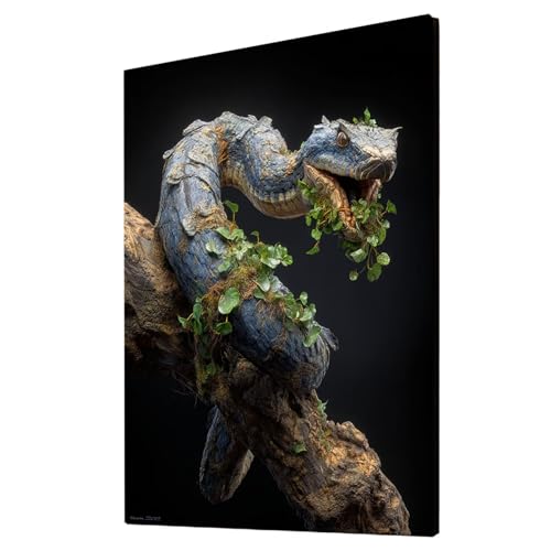 Malen Nach Zahlen Erwachsene Tier DIY Set Erwachsene mit Leinwand zum Bemalen Schlange 110 x 80cm 36 Farben Acrylfarben Set und Pinsel, Malen Nach Zahlen Kinder für Deko Wohnzimmer Geschenke 2YH-6708 Malen Nach Zahlen Erwachsene Tier DIY Set Erwachsene mit Leinwand zum Bemalen Schlange 110 x 80cm 36 Farben Acrylfarben Set und Pinsel, Malen Nach Zahlen Kinder für Deko Wohnzimmer Geschenke 2YH-6708 von Generic