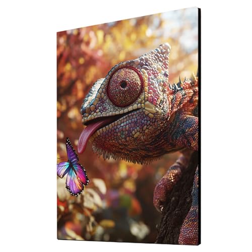 Malen Nach Zahlen Erwachsene Tier DIY Set Erwachsene mit Leinwand zum Bemalen Schmetterling 80x110 cm 36 Farben Acrylfarben Set und Pinsel, Malen Nach Zahlen Kinder für Deko Wohnzimmer 2YH-6688 Malen Nach Zahlen Erwachsene Tier DIY Set Erwachsene mit Leinwand zum Bemalen Schmetterling 80x110 cm 36 Farben Acrylfarben Set und Pinsel, Malen Nach Zahlen Kinder für Deko Wohnzimmer 2YH-6688 von Generic