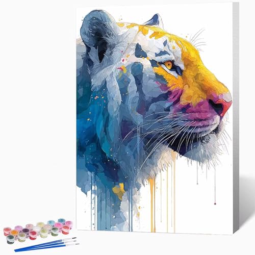 Malen Nach Zahlen Erwachsene Tier Malen Nach Zahlen Abstrakt, Bastelset Erwachsene Mit 3-Pinseln Und Acrylfarbe, DIY Handgemalt öLgemäLde Kit FüR Geschenke, Zimmer Deko 60x80cm Ohne Rahmen -LKF077929 Malen Nach Zahlen Erwachsene Tier Malen Nach Zahlen Abstrakt, Bastelset Erwachsene Mit 3-Pinseln Und Acrylfarbe, DIY Handgemalt öLgemäLde Kit FüR Geschenke, Zimmer Deko 60x80cm Ohne Rahmen -LKF077929 von Generic