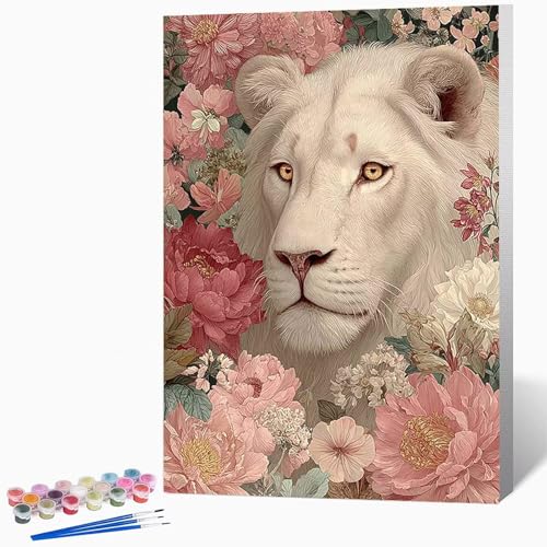 Malen Nach Zahlen Erwachsene Tier Malen Nach Zahlen Blumen, Bastelset Erwachsene Mit 3-Pinseln Und Acrylfarbe, DIY Handgemalt öLgemäLde Kit FüR Geschenke, Zimmer Deko 20×30cm Ohne Rahmen -LKF07475V Malen Nach Zahlen Erwachsene Tier Malen Nach Zahlen Blumen, Bastelset Erwachsene Mit 3-Pinseln Und Acrylfarbe, DIY Handgemalt öLgemäLde Kit FüR Geschenke, Zimmer Deko 20×30cm Ohne Rahmen -LKF07475V von Generic