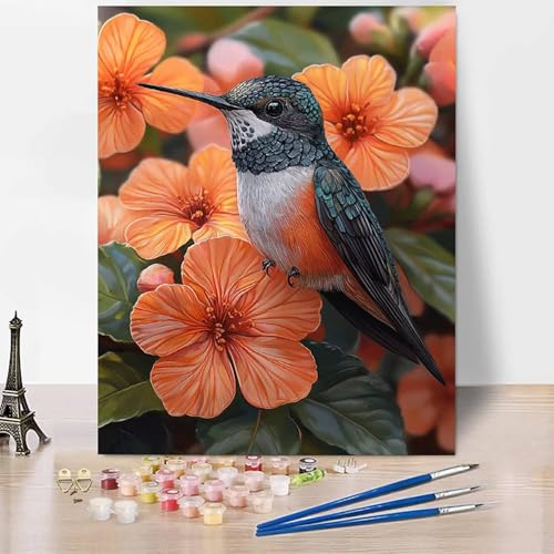 Malen Nach Zahlen Erwachsene Tier Malen Nach Zahlen Blumen, DIY Set Erwachsene Anfänger Mit 3 - Pinseln und Acrylfarbe, Handgemalt Ölgemälde für Frauen, Deko Wohnzimmer 30x40cm Ohne Rahmen -XY570 Malen Nach Zahlen Erwachsene Tier Malen Nach Zahlen Blumen, DIY Set Erwachsene Anfänger Mit 3 - Pinseln und Acrylfarbe, Handgemalt Ölgemälde für Frauen, Deko Wohnzimmer 30x40cm Ohne Rahmen -XY570 von Generic