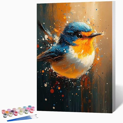 Malen Nach Zahlen Erwachsene Tier Malen Nach Zahlen Eisvogel, Bastelset Erwachsene Mit 3-Pinseln Und Acrylfarbe, DIY Handgemalt öLgemäLde Kit FüR Geschenke, Zimmer Deko 30x40cm Ohne Rahmen -LKF0721M4 Malen Nach Zahlen Erwachsene Tier Malen Nach Zahlen Eisvogel, Bastelset Erwachsene Mit 3-Pinseln Und Acrylfarbe, DIY Handgemalt öLgemäLde Kit FüR Geschenke, Zimmer Deko 30x40cm Ohne Rahmen -LKF0721M4 von Generic