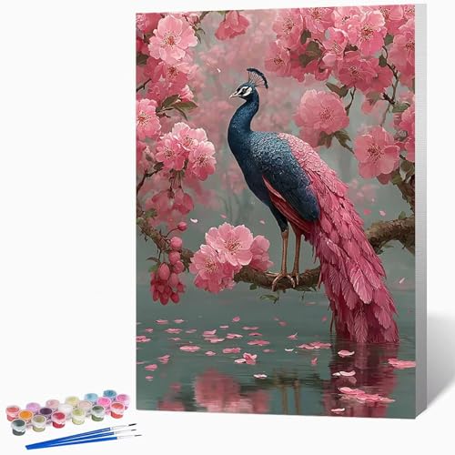 Malen Nach Zahlen Erwachsene Tier Malen Nach Zahlen Pfau, Bastelset Erwachsene Mit 3-Pinseln Und Acrylfarbe, DIY Handgemalt öLgemäLde Kit FüR Geschenke, Zimmer Deko 70 x 95 cm Ohne Rahmen -LKF0787Z Malen Nach Zahlen Erwachsene Tier Malen Nach Zahlen Pfau, Bastelset Erwachsene Mit 3-Pinseln Und Acrylfarbe, DIY Handgemalt öLgemäLde Kit FüR Geschenke, Zimmer Deko 70 x 95 cm Ohne Rahmen -LKF0787Z von Generic