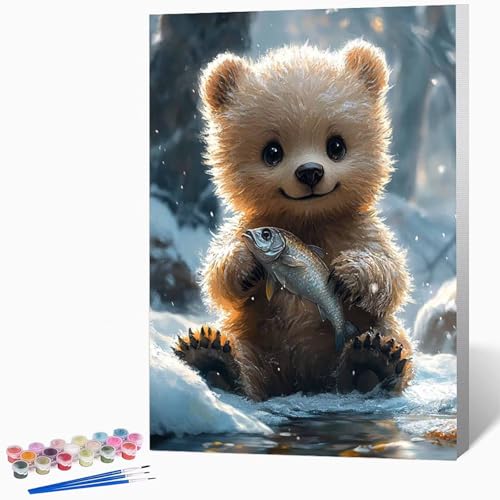 Malen Nach Zahlen Erwachsene Tier Malen Nach Zahlen WaschbäR, Bastelset Erwachsene Mit 3-Pinseln Und Acrylfarbe, DIY Handgemalt öLgemäLde Kit FüR Geschenke, Deko 40 x 50 cm Ohne Rahmen -LKF074004 Malen Nach Zahlen Erwachsene Tier Malen Nach Zahlen WaschbäR, Bastelset Erwachsene Mit 3-Pinseln Und Acrylfarbe, DIY Handgemalt öLgemäLde Kit FüR Geschenke, Deko 40 x 50 cm Ohne Rahmen -LKF074004 von Generic