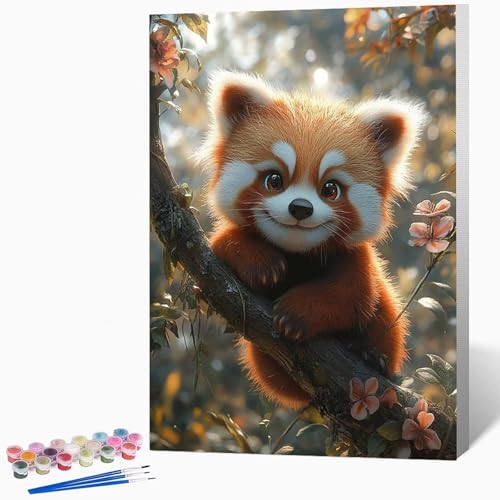 Malen Nach Zahlen Erwachsene Tier Malen Nach Zahlen WaschbäR, Bastelset Erwachsene Mit 3-Pinseln Und Acrylfarbe, DIY Handgemalt öLgemäLde Kit FüR Geschenke, Deko 50 x 65 cm Ohne Rahmen -LKF07691T Malen Nach Zahlen Erwachsene Tier Malen Nach Zahlen WaschbäR, Bastelset Erwachsene Mit 3-Pinseln Und Acrylfarbe, DIY Handgemalt öLgemäLde Kit FüR Geschenke, Deko 50 x 65 cm Ohne Rahmen -LKF07691T von Generic