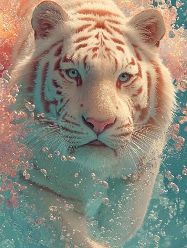 Malen Nach Zahlen Erwachsene Tiger, DIY Basteln Erwachsene Leinwand Kit für Wanddeko, Tier Malen Nach Zahlen Mit Pinseln und Acrylfarbe, DIY Paint by Numbers, Geschenke für Frauen, 30x40cm 0-9470 Malen Nach Zahlen Erwachsene Tiger, DIY Basteln Erwachsene Leinwand Kit für Wanddeko, Tier Malen Nach Zahlen Mit Pinseln und Acrylfarbe, DIY Paint by Numbers, Geschenke für Frauen, 30x40cm 0-9470 von Generic